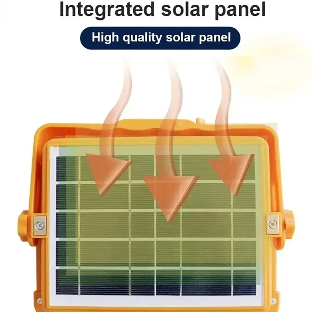 Imagem -06 - Luz de Inundação Solar Recarregável Refletor de Led Portátil Projector de Projetor Luz de Construção Novo 5000w
