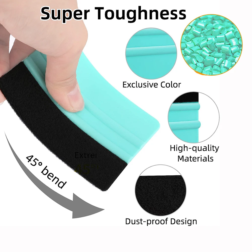 Felt Edge Squeegee Window Tinting Tool Car Vinyl Wrap Scraper Plastic Spatula Scratch Free Film DIY Squeegee Wallpaper Smoothing