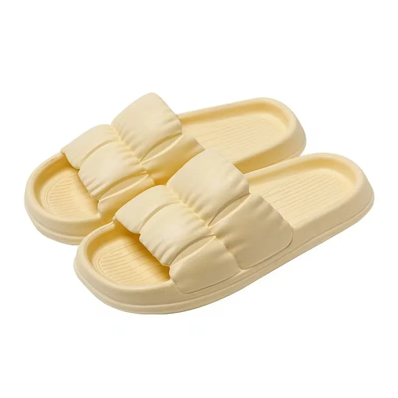 2023 Vrouwen Zachte Sole Cloud Slippers Dik Platform Indoor Strand Sandalen Zomer EVA Niet Slip Flip Flops - afbeelding 1