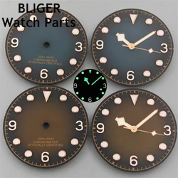 BLIGER 29mm watch dial C3 Green luminous fit NH35 NH36 NH37 NH38 NH39 ETA2824 2836 MIYOTA 8215 DG 2813 PT5000 Movement