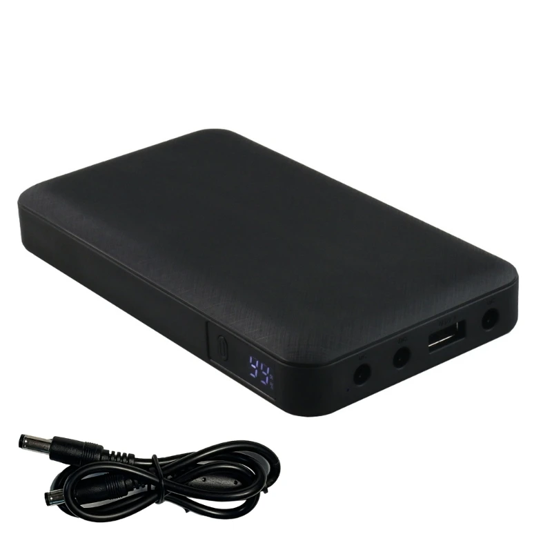 UPS Router Optical Adapter Uninterruptible Power Supply 5V 6V 9V 12V 10000mAh Backup Battery for Surveillances