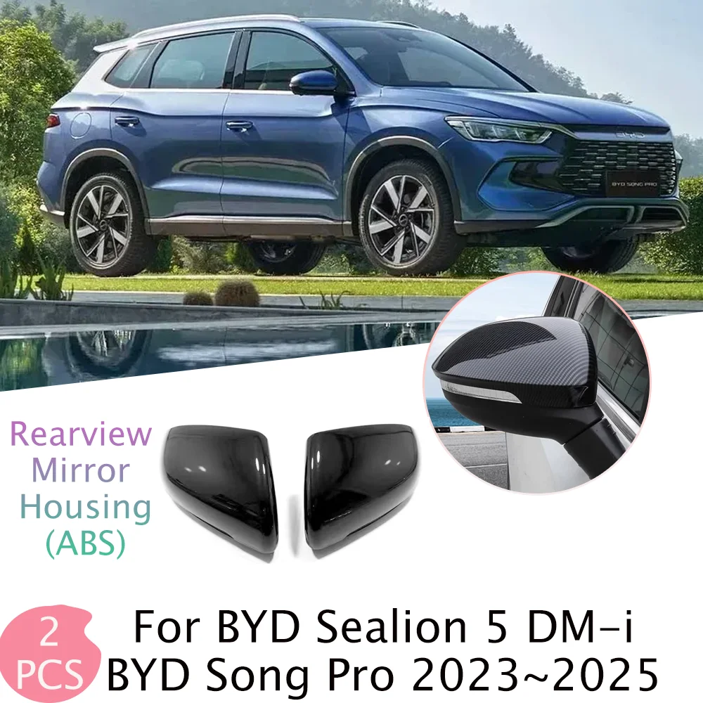 

Для BYD Song Pro BYD Sealion 5 DM-i 2023 ~ 2025 2024 зеркало заднего вида, полоски против царапин, защитный чехол, аксессуары