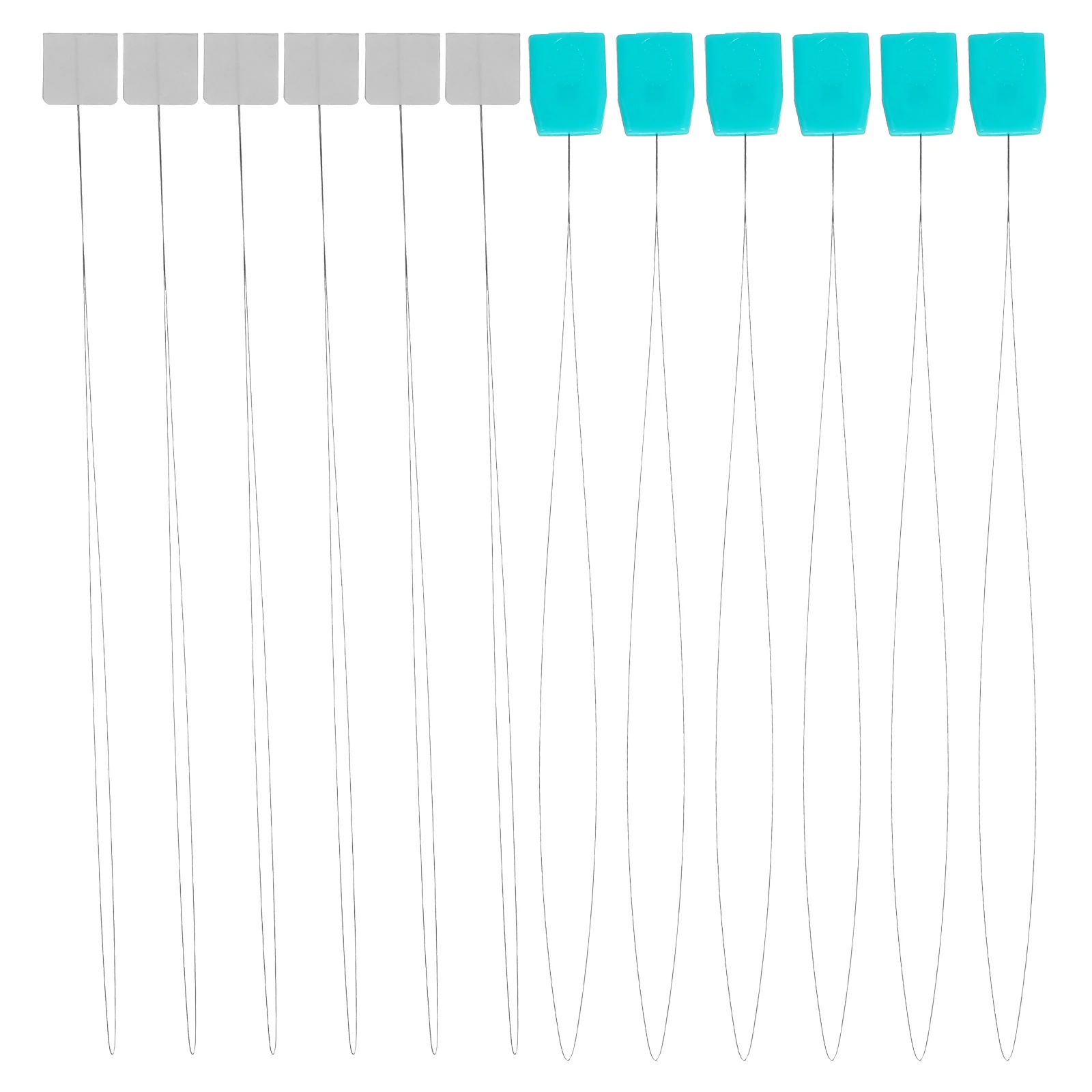 

20Pcs Long Needle Threader Punch Needle Threader for Embroidery Cross Stitch Sewing Crafting Effortless Threading Tool Sturdy