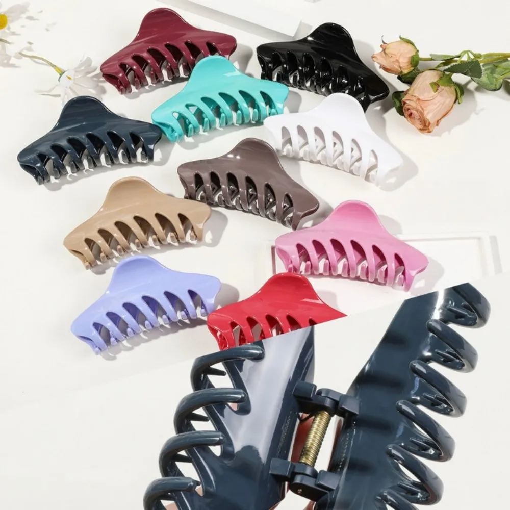 1/4PCS New Cloud Silikon-Klauenklammer, supersicherer Kopfschutz, Bananenklammer, weicher, flexibler Kieferklammer für Damen-Haar-Accessoire – Detail 6