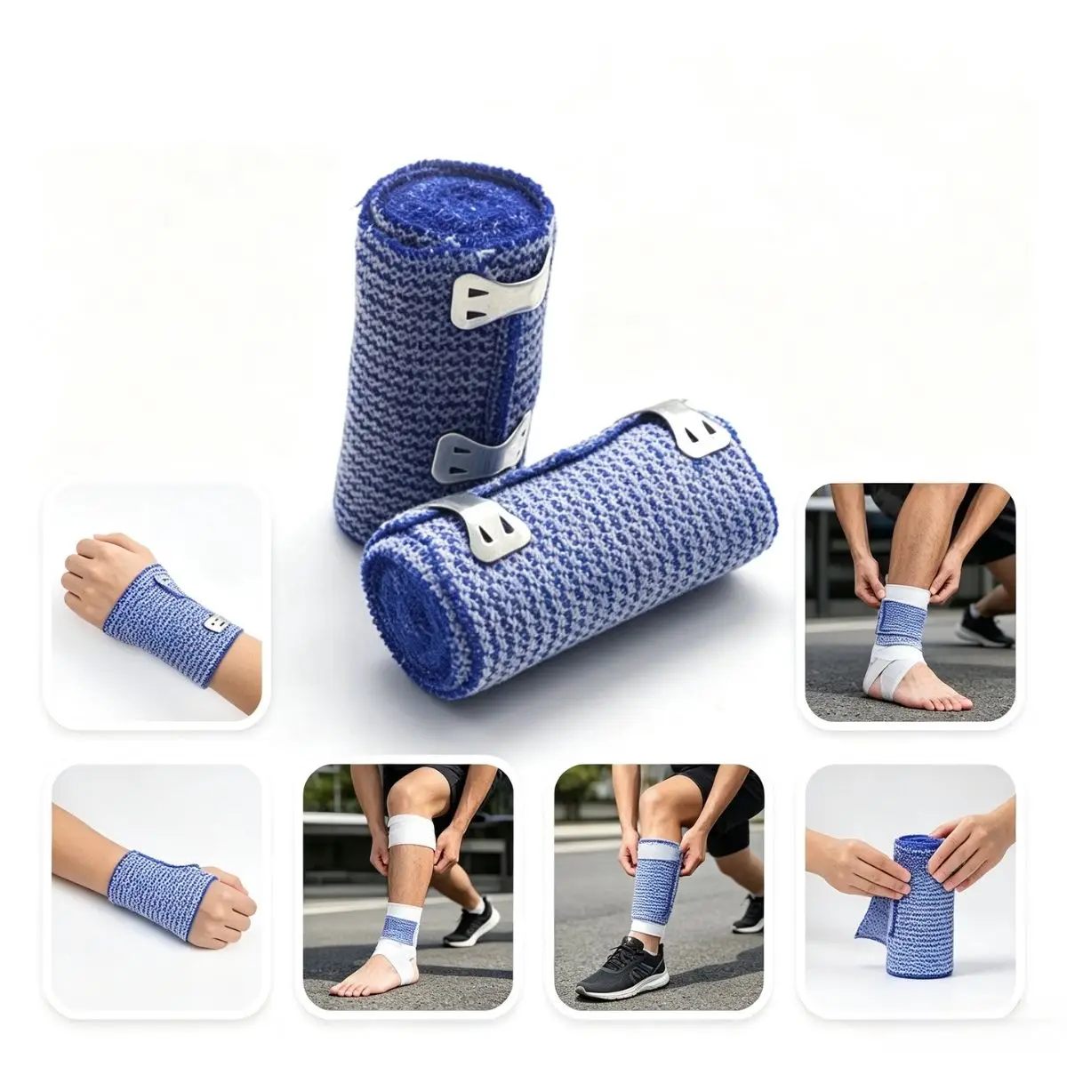 Cooling Reusable Elastic Sports Ice Bandage; Elastic Wraps Suitable for Various Outdoor Sports Cooling Bandage Ideal for Summer