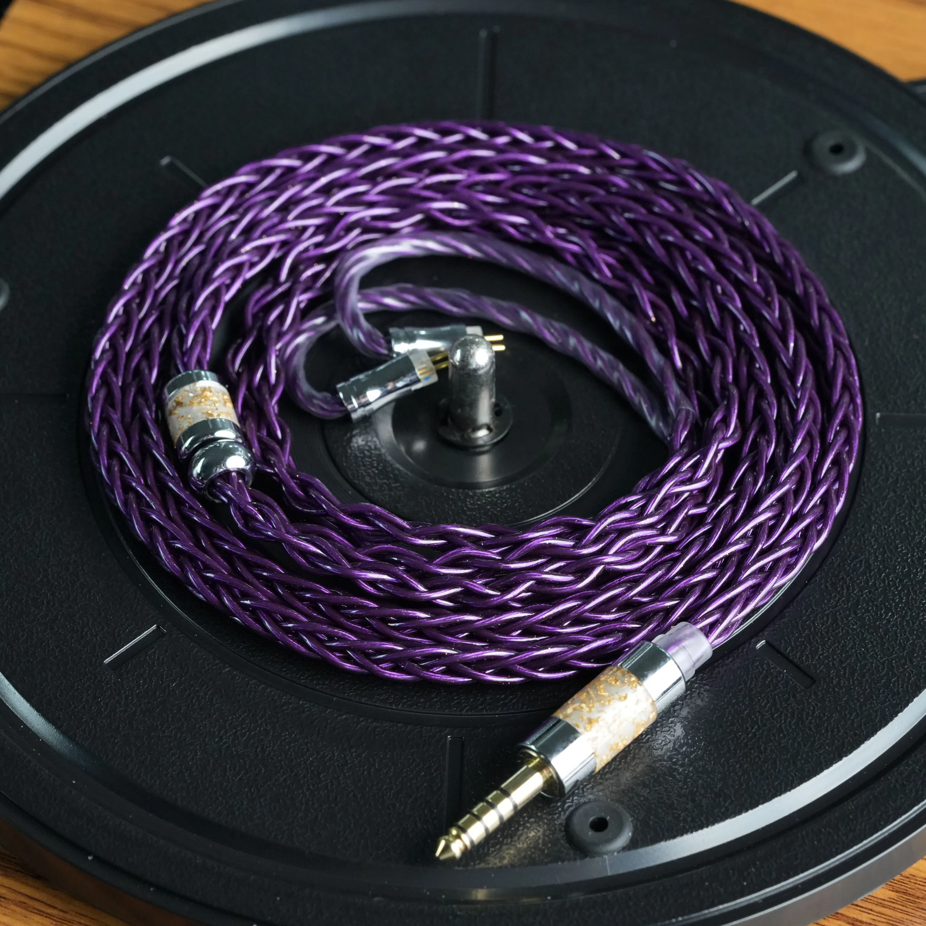 IvipQ-A19 Audiokabel-Upgrade-Kabel, Doppelnadel, integriertes MMCX, kompatibel mit IE900 QDC 2,5 mm, 3,5 mm, 4,4 mm Kopfhörerbuchse – Detail 13