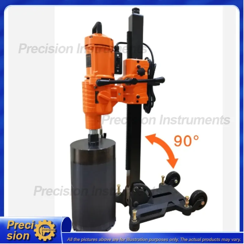 Industrial Grade 2-Speed Electric Diamond Core Drill Machine with Adjustable Base for Concrete Masonry Brick Stone Drilling