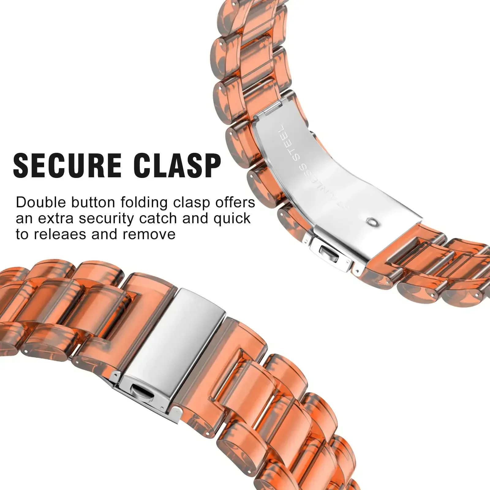 Cinturino in resina da 20mm 22mm per Samsung Galaxy Watch 3 46mm Active 2 40 44mm cinturino Gear S3 42mm cinturino di ricambio per Huawei GT2 Watch