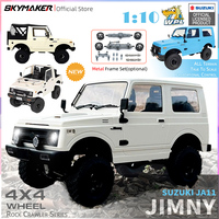 WPL 1/10 RC Car C74 C74-1 Suzuki Jimny Remote Control Car 4WD Off Road Climbing Car 2.4G Full Scale RC Adult And Children Toys