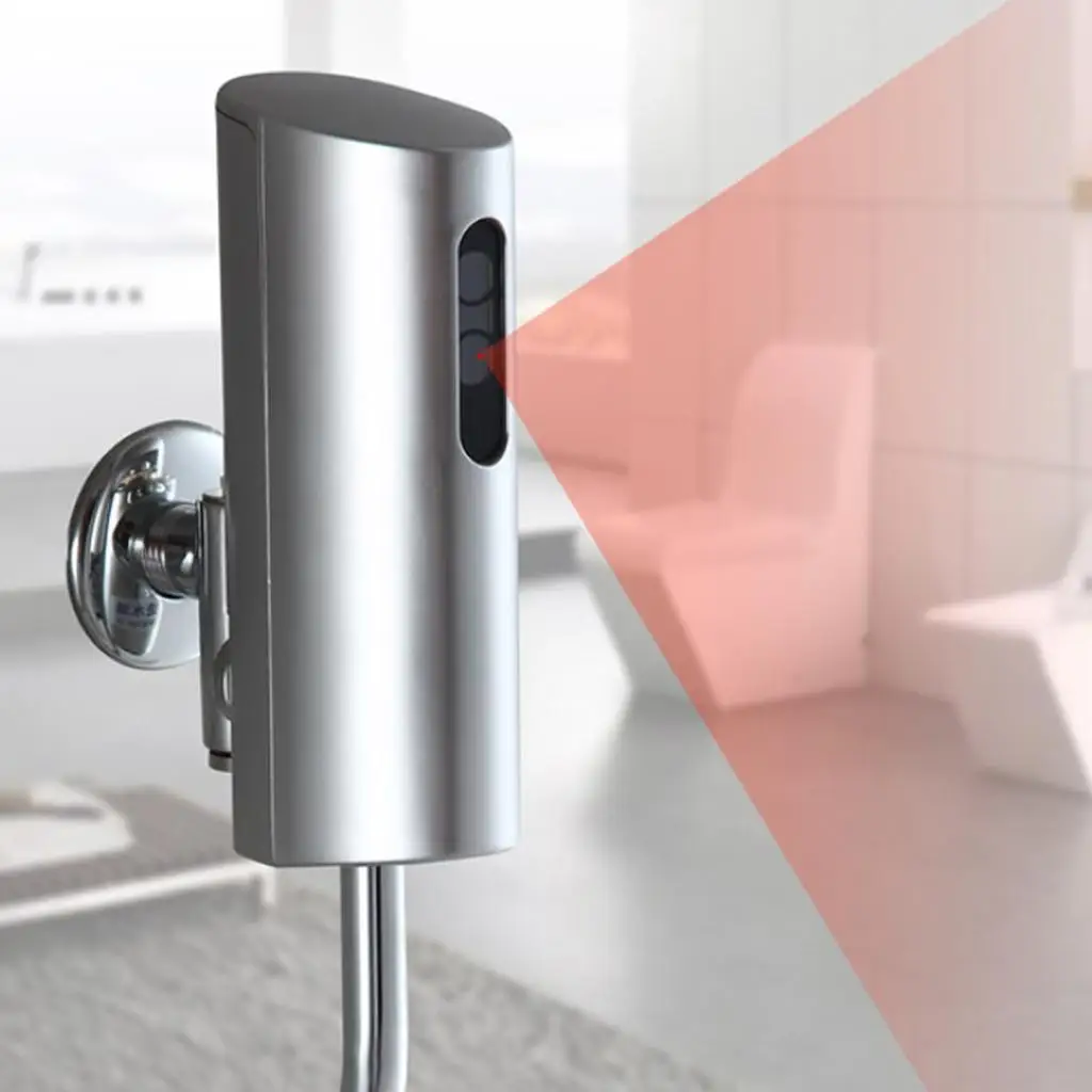 

Universal Wall Urinal Flusher Adjustable Water Flow Automatic Flush Valve for Home Quiet Toilet Seat