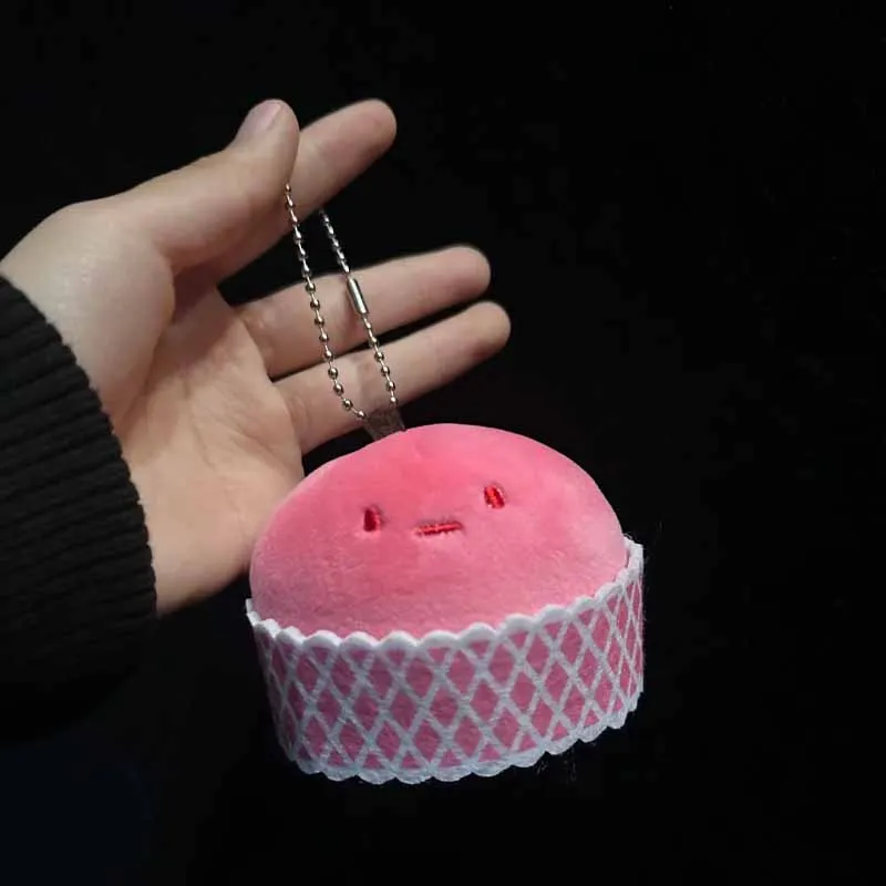 Apple น่ารักการ์ตูนตุ๊กตา Plush Mini กระเป๋าเป้สะพายหลังจี้ของเล่นสไตล์ญี่ปุ่นมุม Biological ซูเปอร์มาร์เก็ต Series Key Chain ของขวัญ