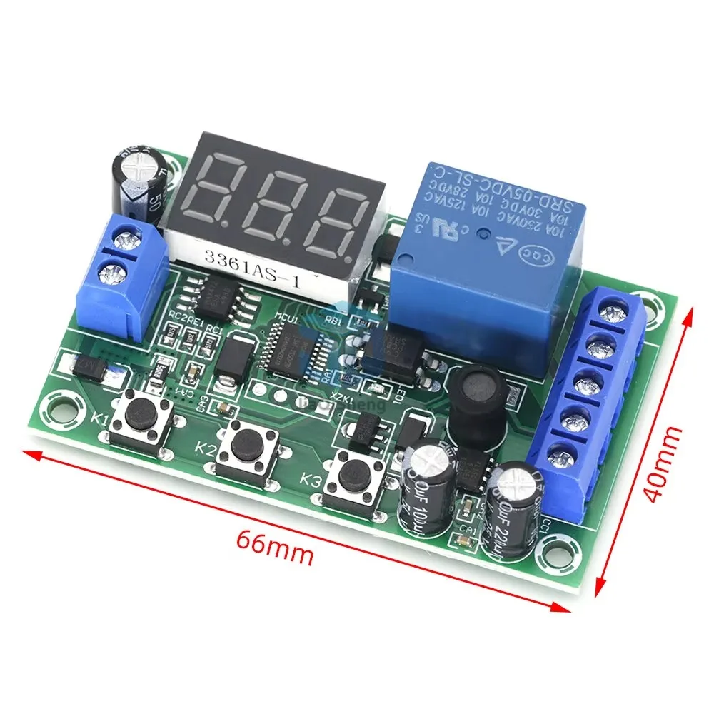 DC Current Detection Module Relay Digital Display Overcurrent Alarm Switch Controller Motor Stall Protection 12V