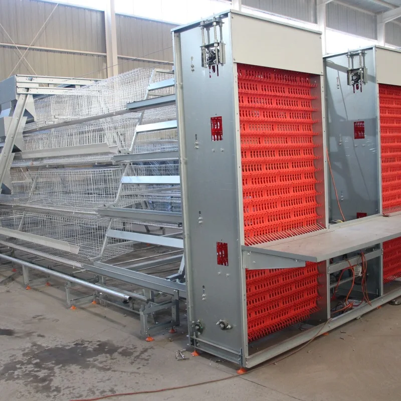Ladder Laying Chicken Cage Fully Automatic New Chicken Breeding Equipment Plus Backpack Feeder
