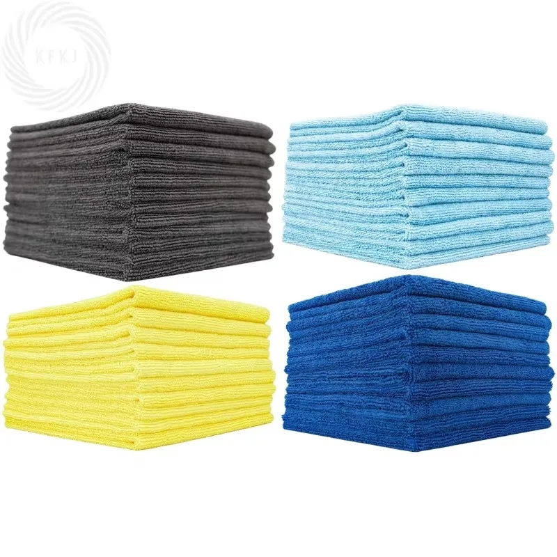 

10PCS Edgeless Microfiber Car Detailing Towels Auto Cleaning Multifunctional Automotive Washing Dry Cloth