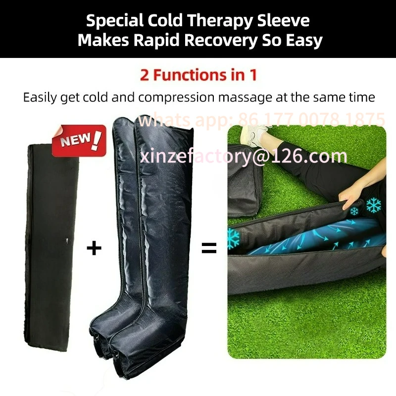 Customizable Electric Sports Recovery Massage Air Boots Treatment Leg Massager Physiotherapy Machine