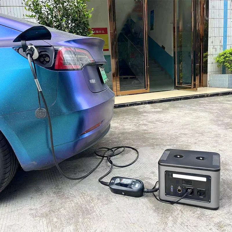 Emergency Portable Power Station Outdoor Camping LiFePO4 Battery 300W-3000W Solar & Car Power AC/DC Output Protective Case