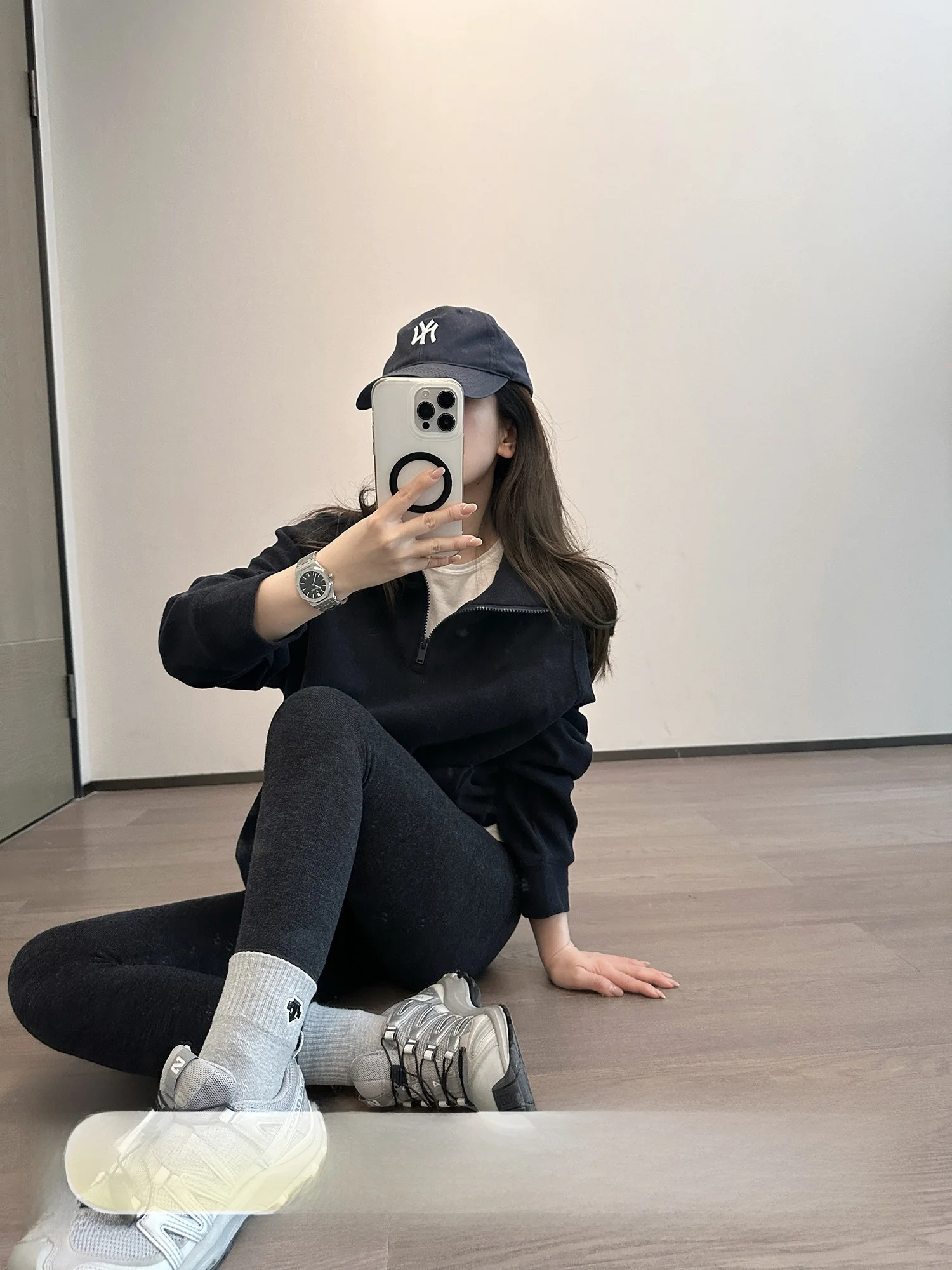 

Faionable Quilted f Zipper Women's Sweatirt Jaet Soft Cosite Fiber Long Sve round Ne Commute Sle Outerwear