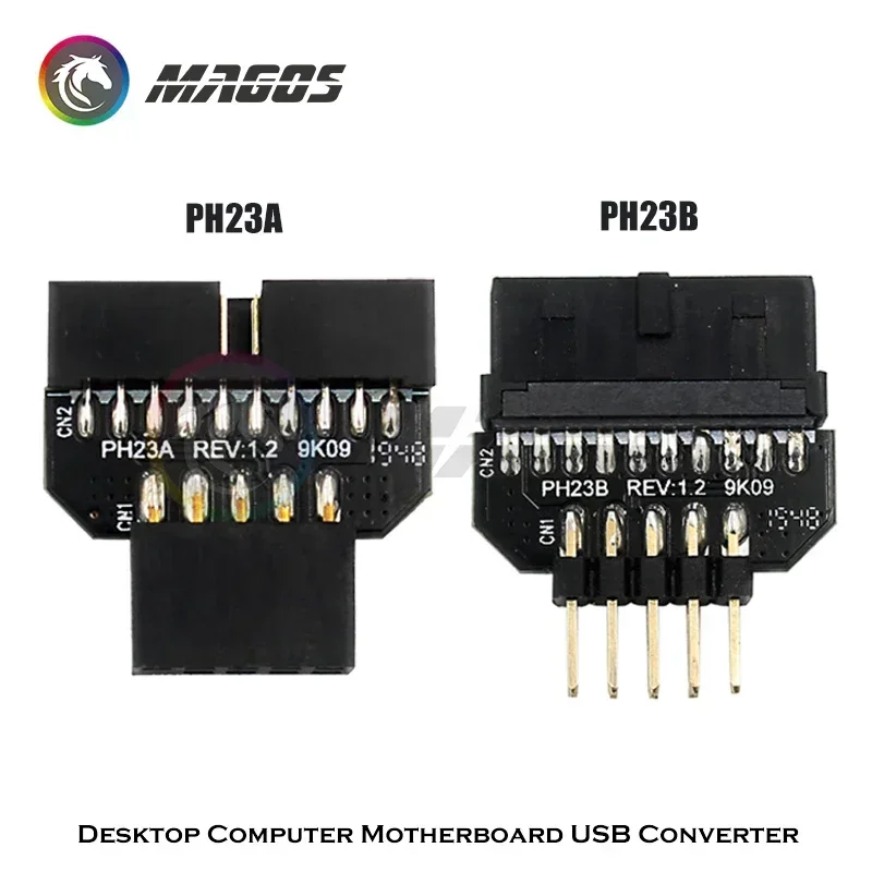 Computer Motherboard Header Adapter Connector USB 3.0 To USB2.0 19Pin Desktop Converter Desktop Computer Accessories