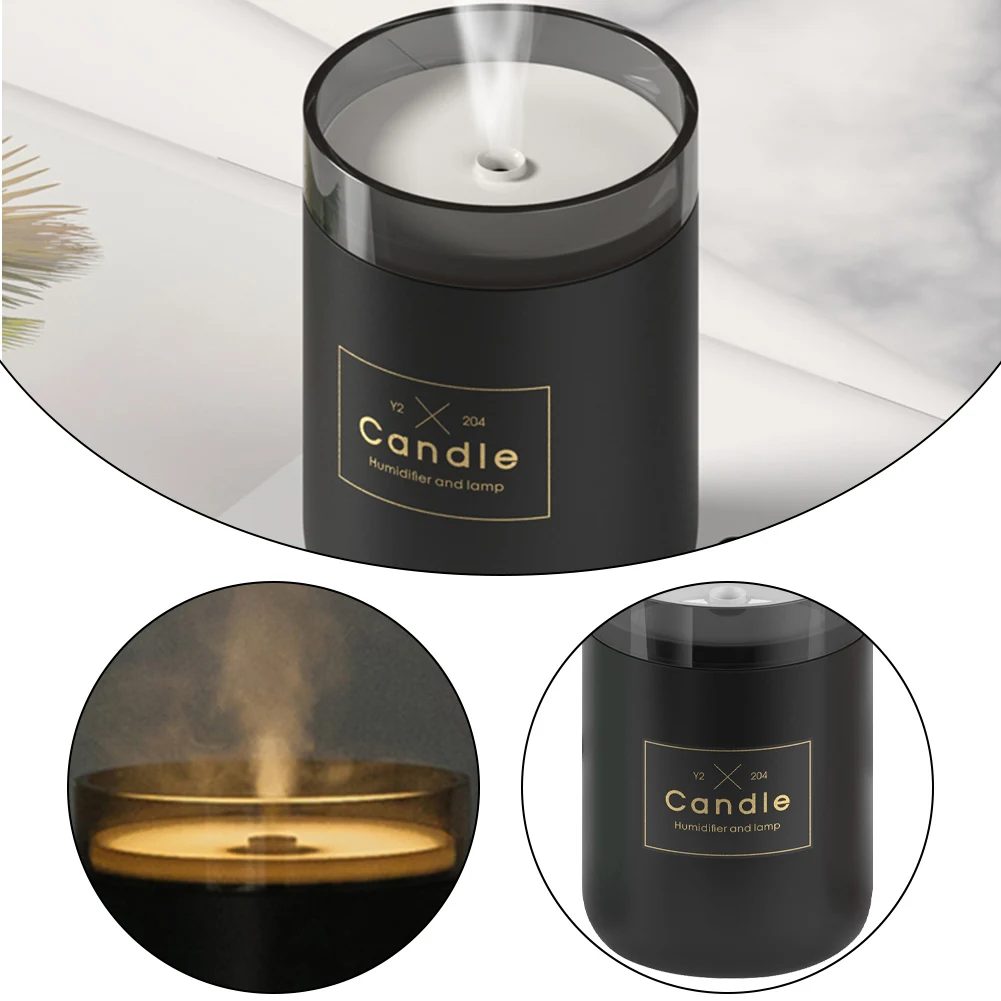 Candela Mist Maker Fogger Atmosphere Light Mini diffusore di aromi idratare la pelle alleviare la fatica deodorante per ambienti fragranza