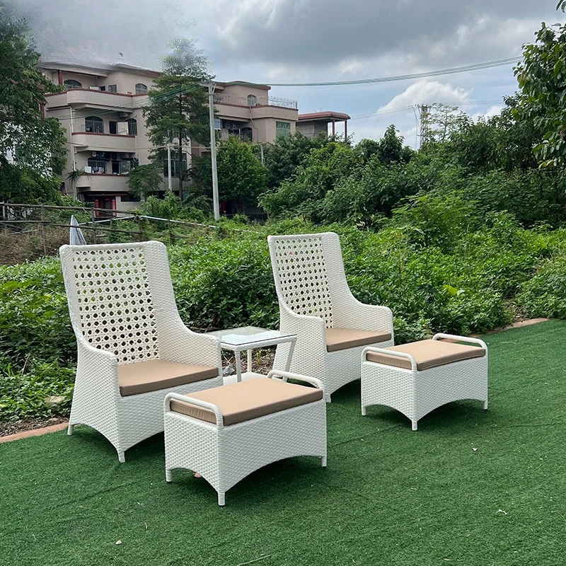 

Outdoor table and chair combination courtyard balcony table and chair rattan chair coffee table modern simple leisure outdoor
