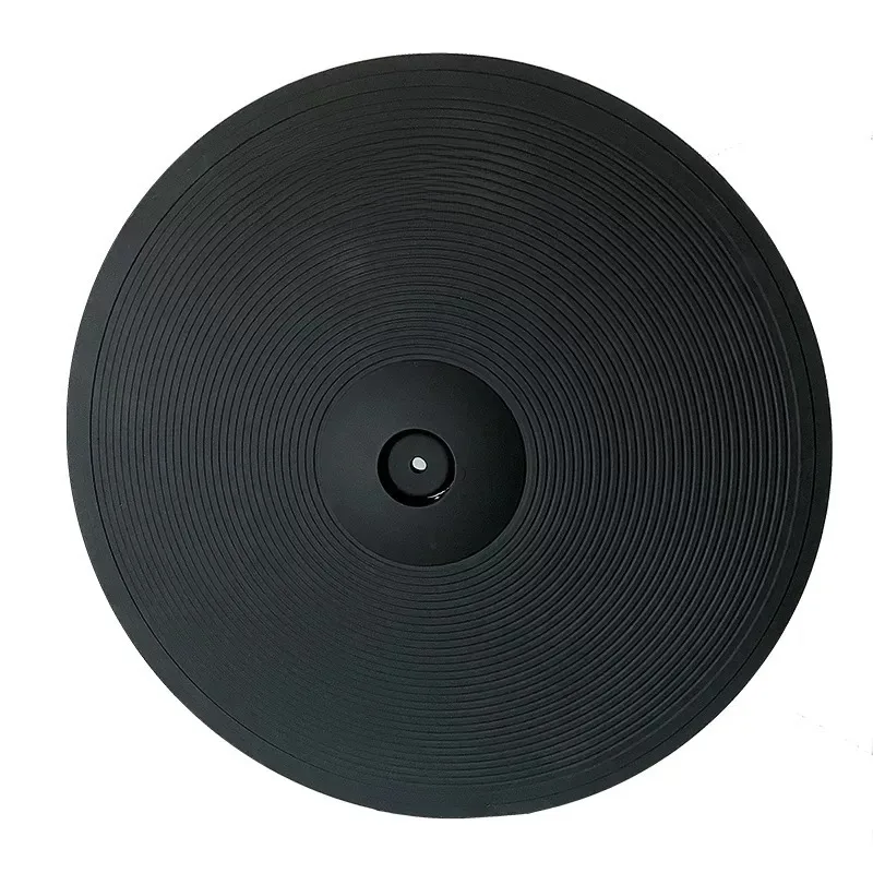 18 Inch Electronic Cymbal Triple Trigger Tink Cymbal Universal Drum Pad For E Drum Kit Practice