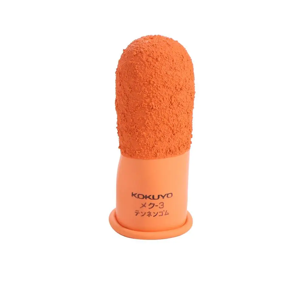 

Multi-purpose Non-slip Finger Cover Counting Natural Rubber Fingertips Protector Gloves Anti-static Reusable Orange Finger Cots