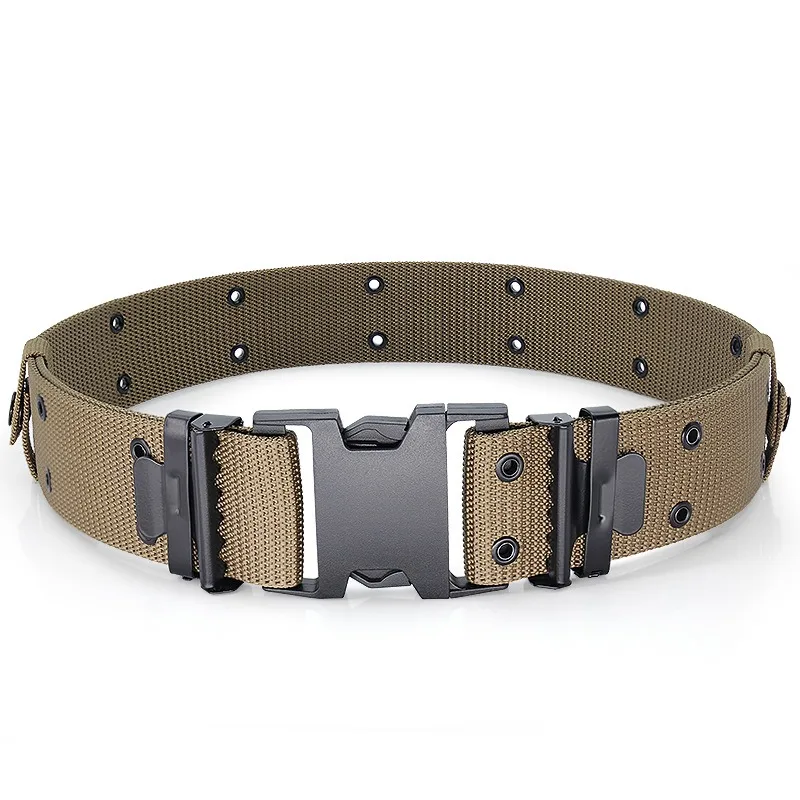 

Military Tactical Belt 5.5CM - Heavy Duty Nylon Webbing Rigger Belt for Men, Outdoor Camping Hiking Workwear Gear Survival