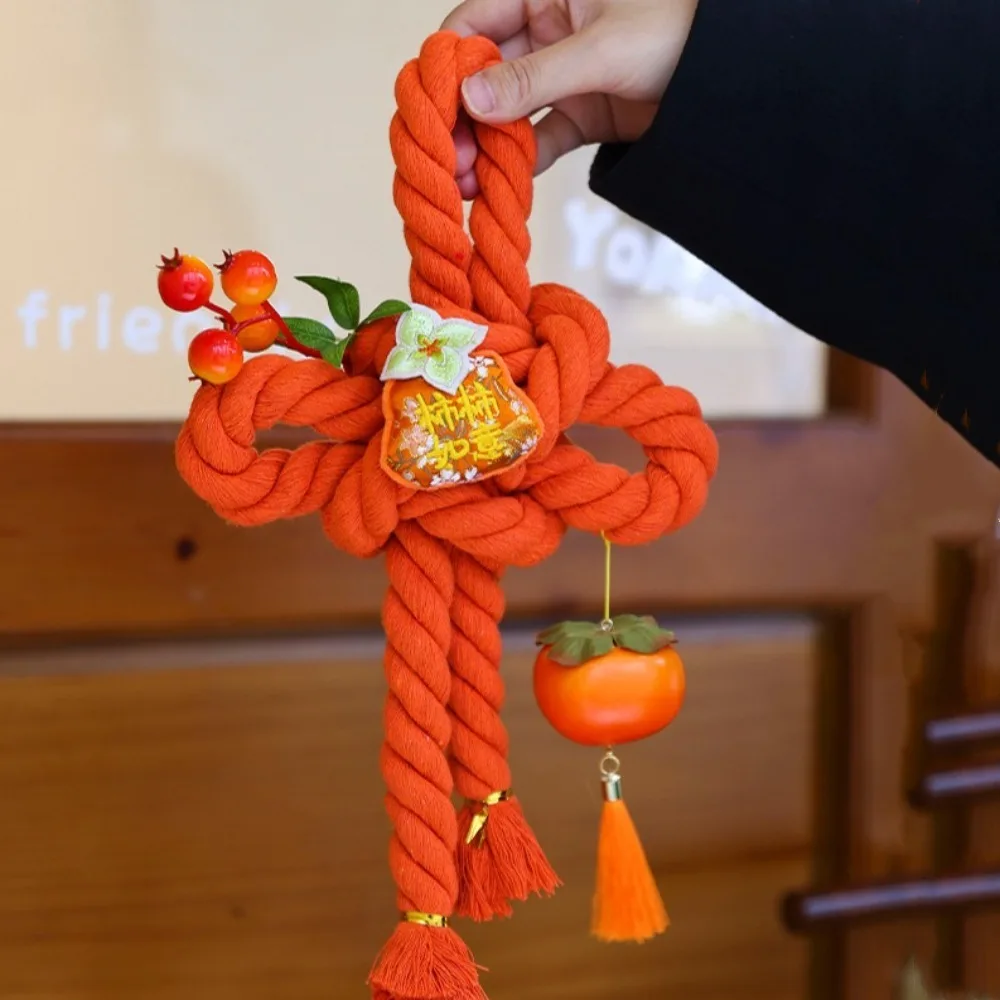 

Traditional Chinese Knot Pendant Red Hand-wove Spring Festival Pendants Healthy Wealth New Year Decoration Home Decor
