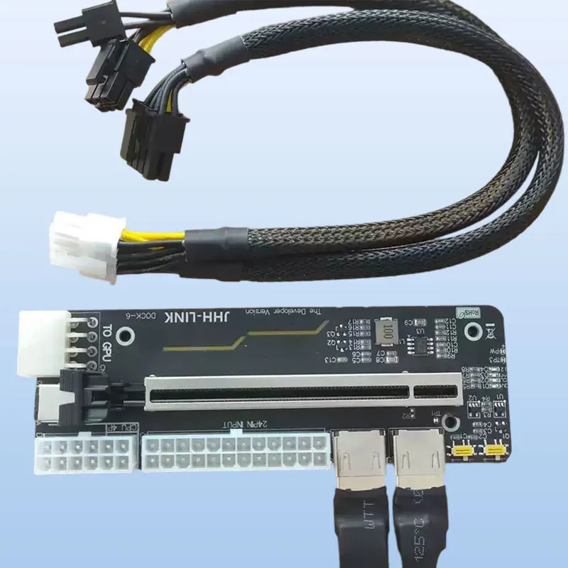 قاعدة توصيل الرسومات الخارجية للكمبيوتر المحمول ADT-Link NUC الخارجية M.2 جهاز توسيع واجهة الحالة الصلبة القابل للفصل Thunderbolt III