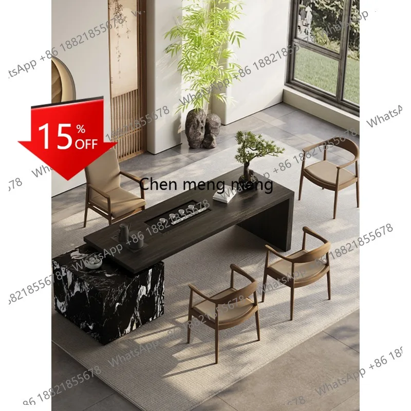 E153 Tea table Tea table reception negotiation Modern light luxury office Simple multi-functional tea table and chair combinatio