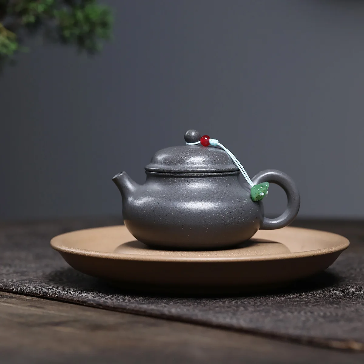 

Handmade Set Yixing Zisha Teapot Ore Dashuitan Blue Mash Rongtian 120C