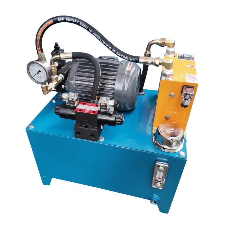 Hydraulic Station Hydraulic  Assembly Machine Tool Pump Station Small Work Station Oil Cylinder Oil Pump 0.75/3/7kw