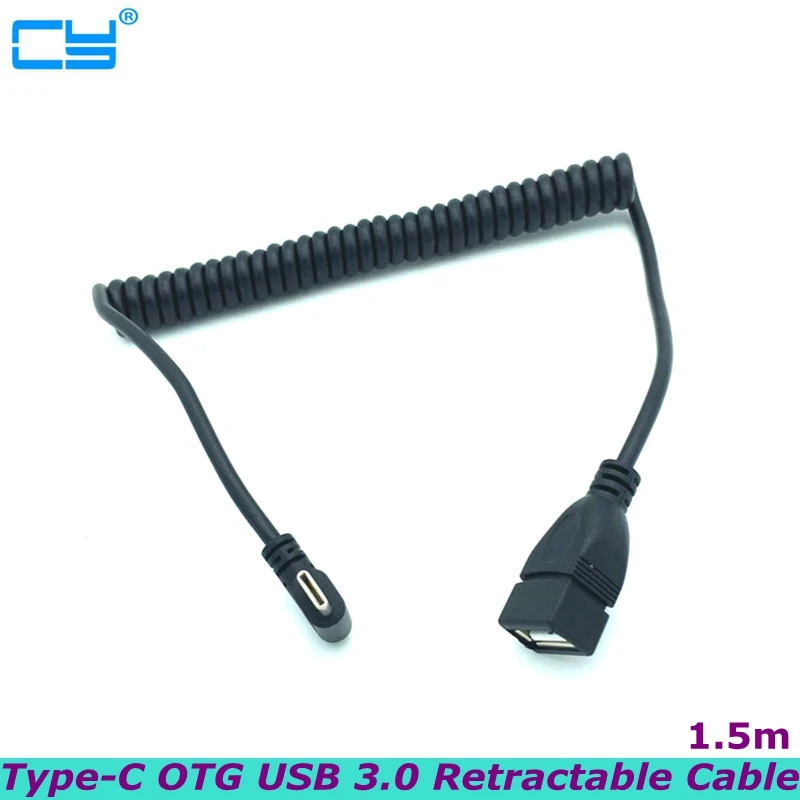 Type-c To Usb Female Spring Cable Mobile Phone Connection U Disk Suitable For LeTV/Xiaomi 5 Data Cable 1.5M