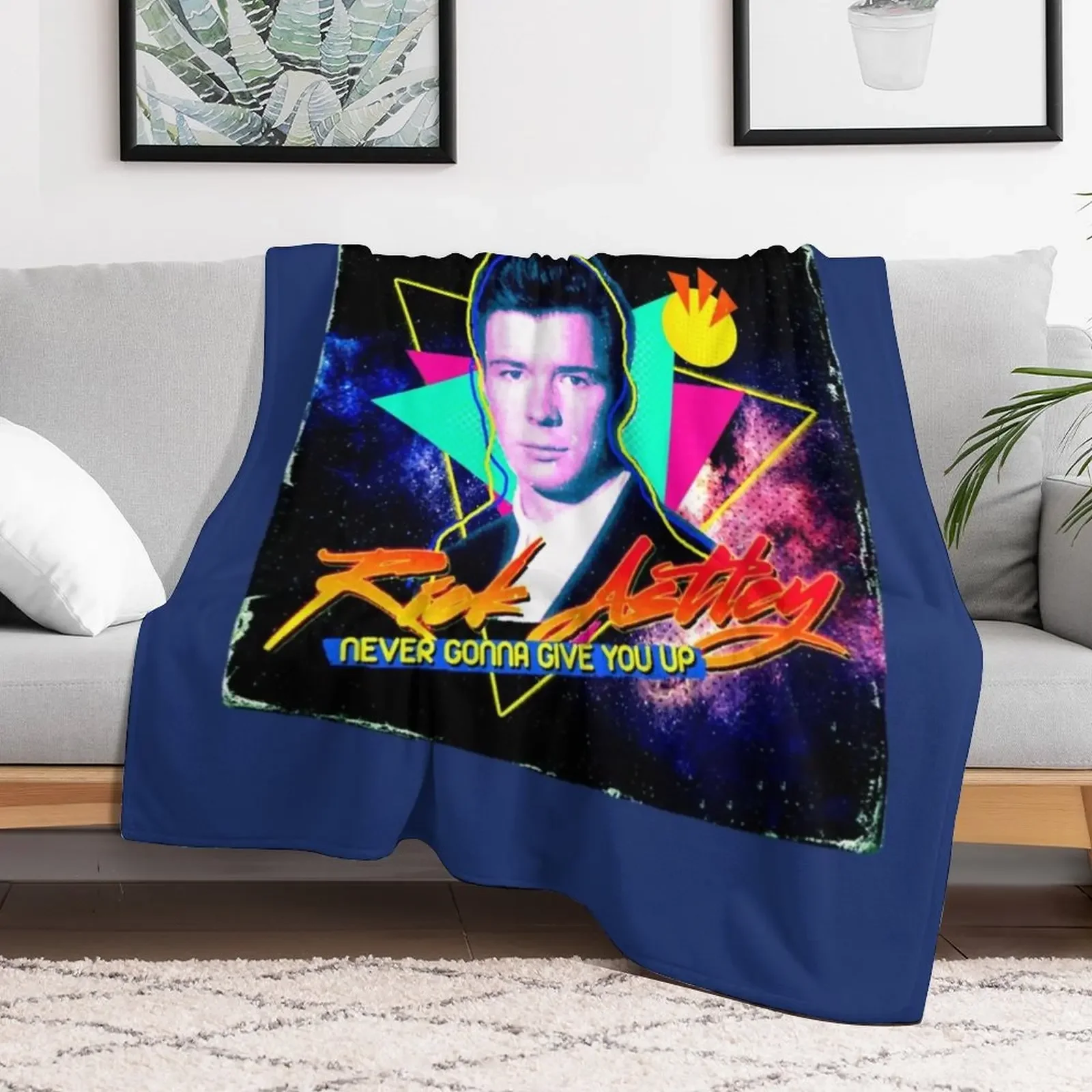 Rick Astley Throw Blanket Warm Tourist Nap for babies Blankets