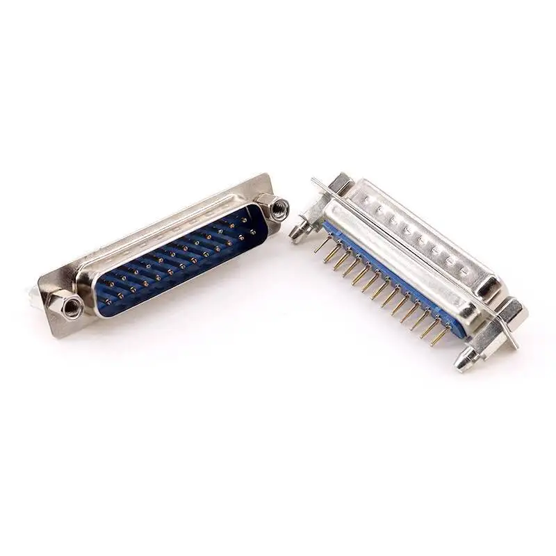 2 Stück DP9 Pin Rivet Fishhook Typ DB9/15/25/37 Stecker und Buchse Gerade Lötplatte Serieller Anschluss RS232 COM – Detail 18