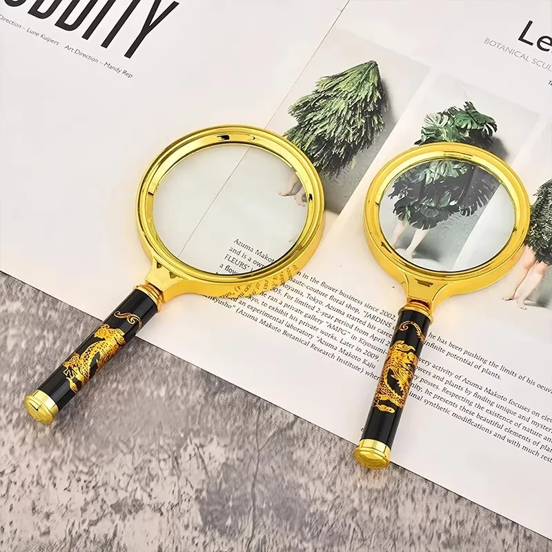 Hand‑Held HD Magnifying Glass, Optical Magnifier for Elderly Reading & Object Identification, Kid‑Friendly Eye‑Safe Magnifier