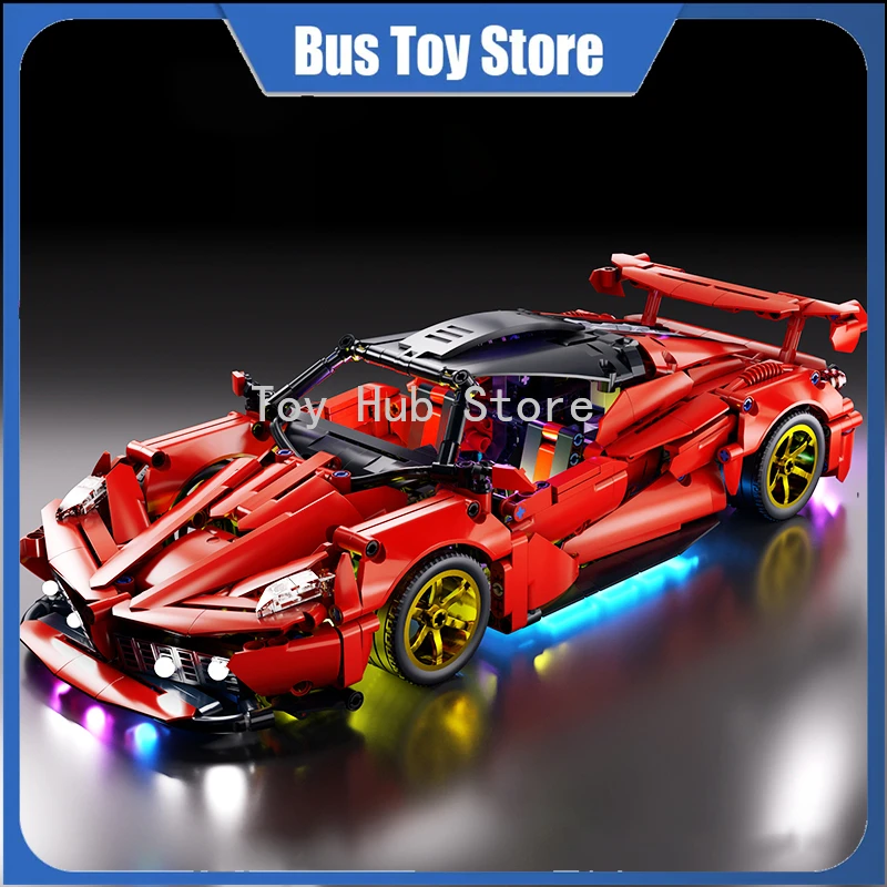 1:14 ラフェラーリスポーツカー RC おもちゃスポーツブロックブロックレーサービルディングブロック車モデル知育玩具誕生日子供のためのギフト