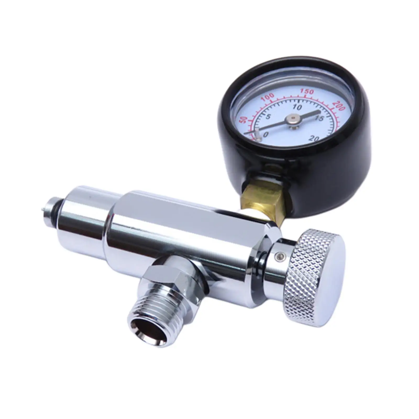 Regulator Adjustment Tool with Gauge Second Stage Scuba Dive Equipments