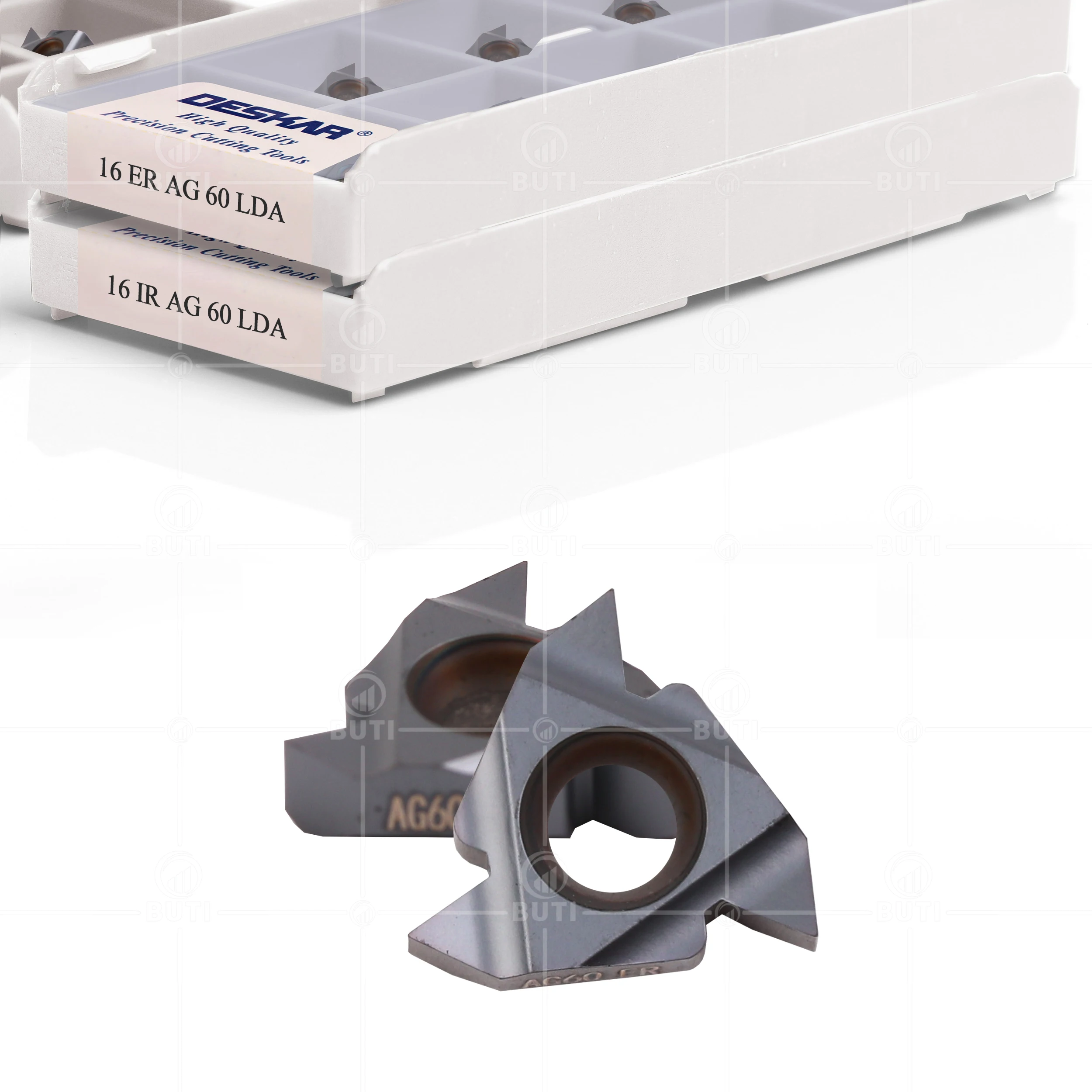 Imagem -03 - Deskar 100 Original 16ir 16er Ag60 Ag55 A55 A60 G55 G60 Lda Cnc Torno Ferramenta de Corte Rosqueamento Ferramenta de Torneamento Carbide Insert Cutter