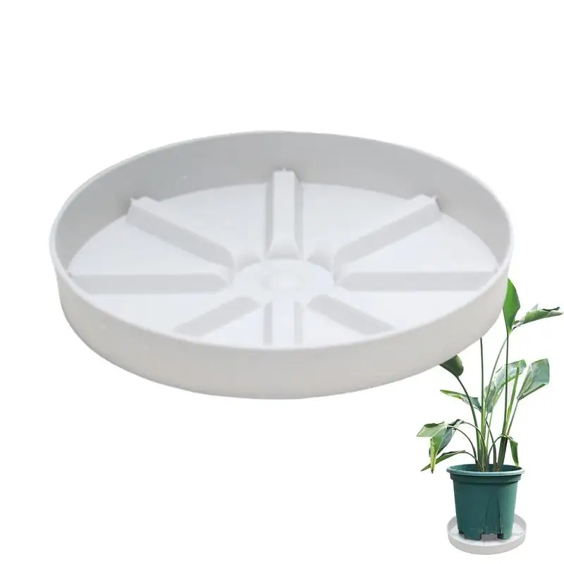 Plant Saucer Drip Trays PP Sturdy Breathable Plant Tray Draining Design Stable Plant Container Accessories Saucers For Garden