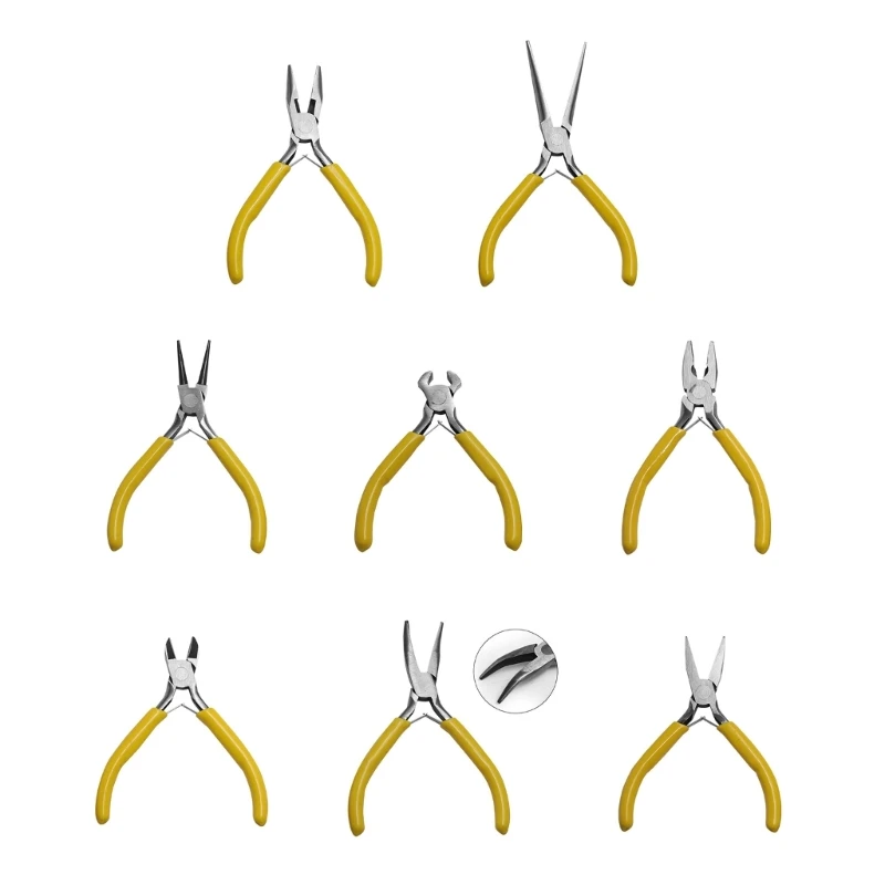 Mini Jewellery Plier Tool with Soft- Grip Handle Wire Cutters Needle Dropshipping