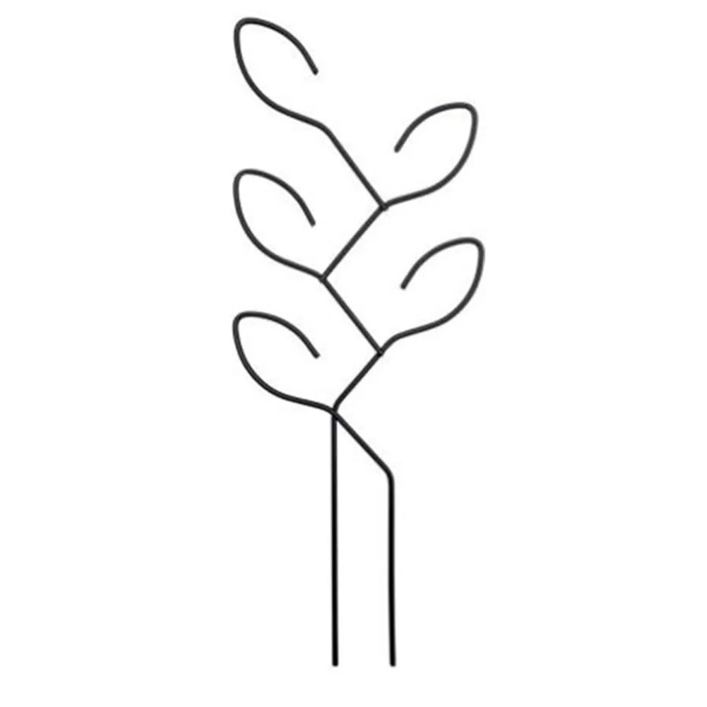 

Черный домашний уличный декор, простая сборка, держатель для растений, держатель для виноградной лозы, поддерживает здоровый рост растений, уникальный художественный дизайн