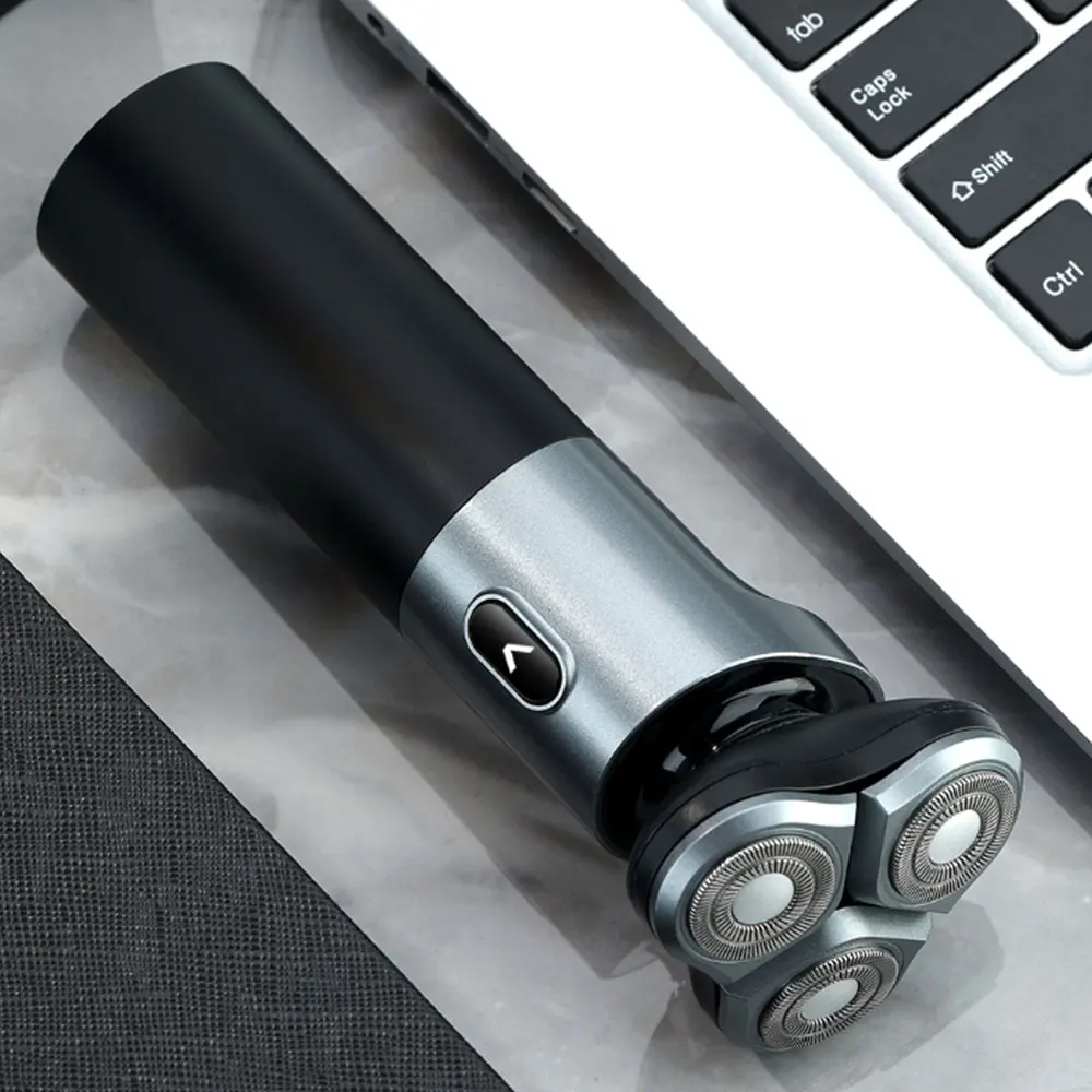 VGR เปียกมีดโกนหนวดไฟฟ้าสำหรับหนวดเคราผู้ชาย Stubble ไฟฟ้ามีดโกน Facial เครื่องโกนหนวดล้างทำความสะอาดได้