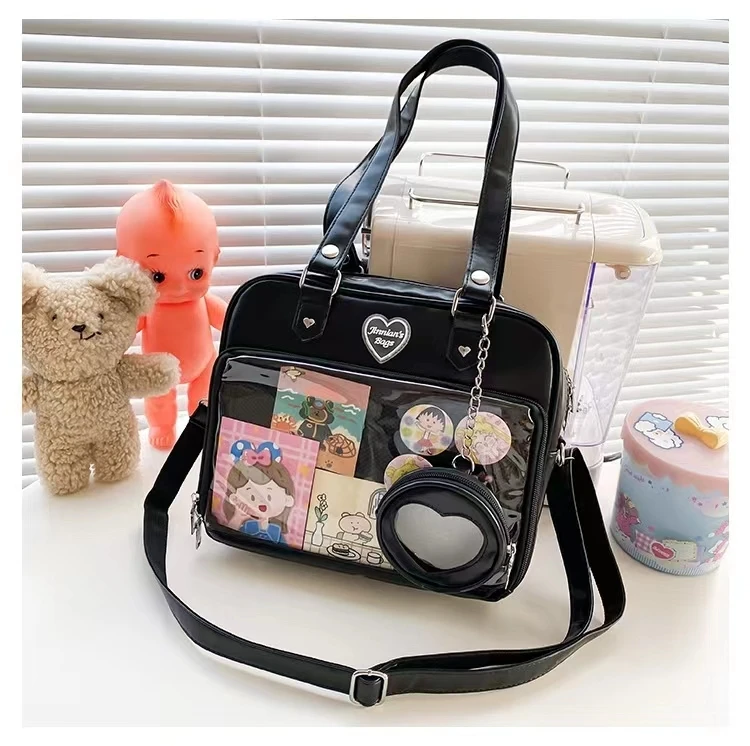 Frauen japanischen Stil Trend kawaii Süßigkeiten Farbe große Kapazität ita Tasche Mode Student adrette Umhängetasche Messenger Umhängetasche – Detail 28