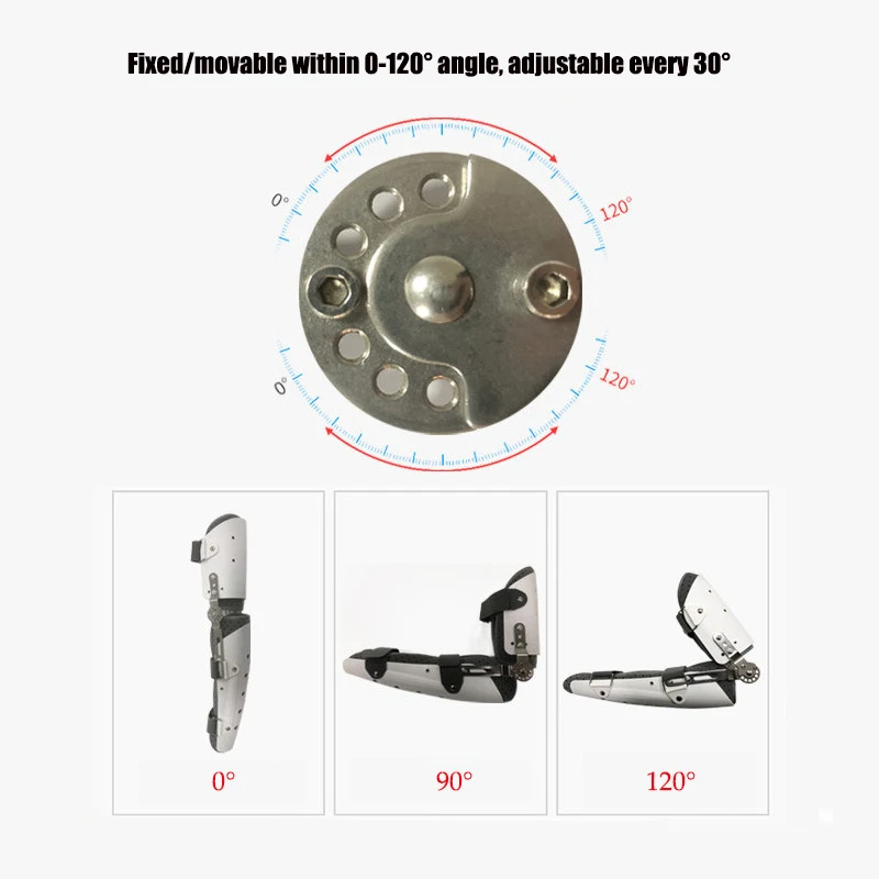 Soporte fijo de articulación de codo ajustable, Protector de codo para fracturas de codo y lesiones, soporte fijo para antebrazo, izquierda y derecha