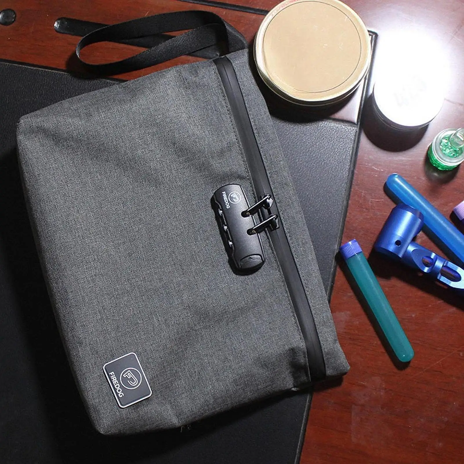 Smell Proof Bag Utility with Combination Lock for Smelling Items Accessories