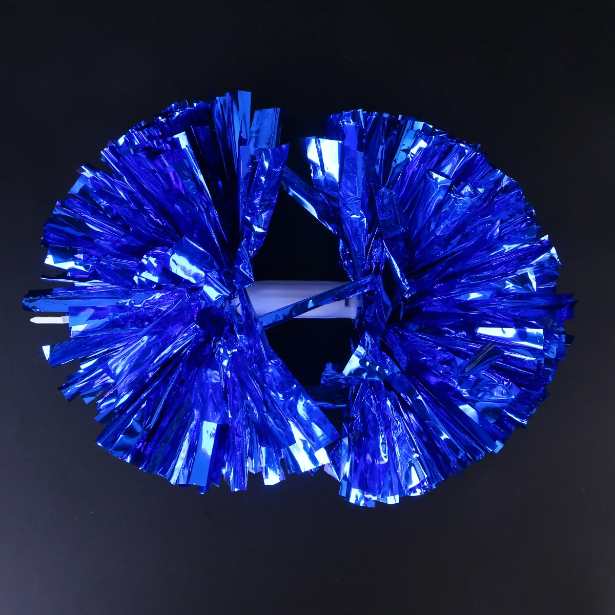 

Cheerleading Pompoms Blue Reusable Plastic Dance Party Sports Fan Accessories For Basketball Football Team Spirit Decor