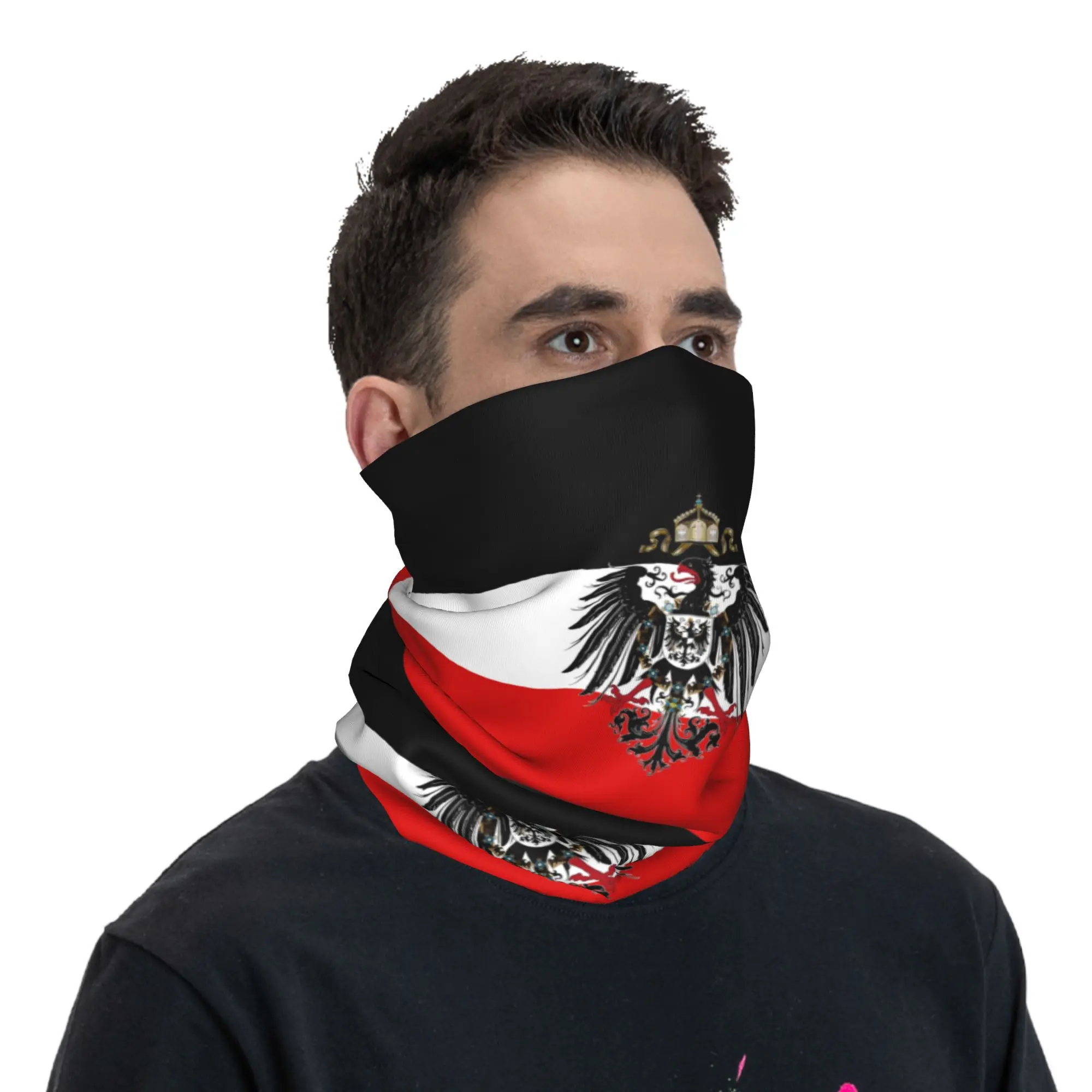 Пользовательский флаг немецкой империи, Германия, бандана, гетры для пеших прогулок, велоспорта, женщин и мужчин, шарф с гербом, Балаклава, теплая