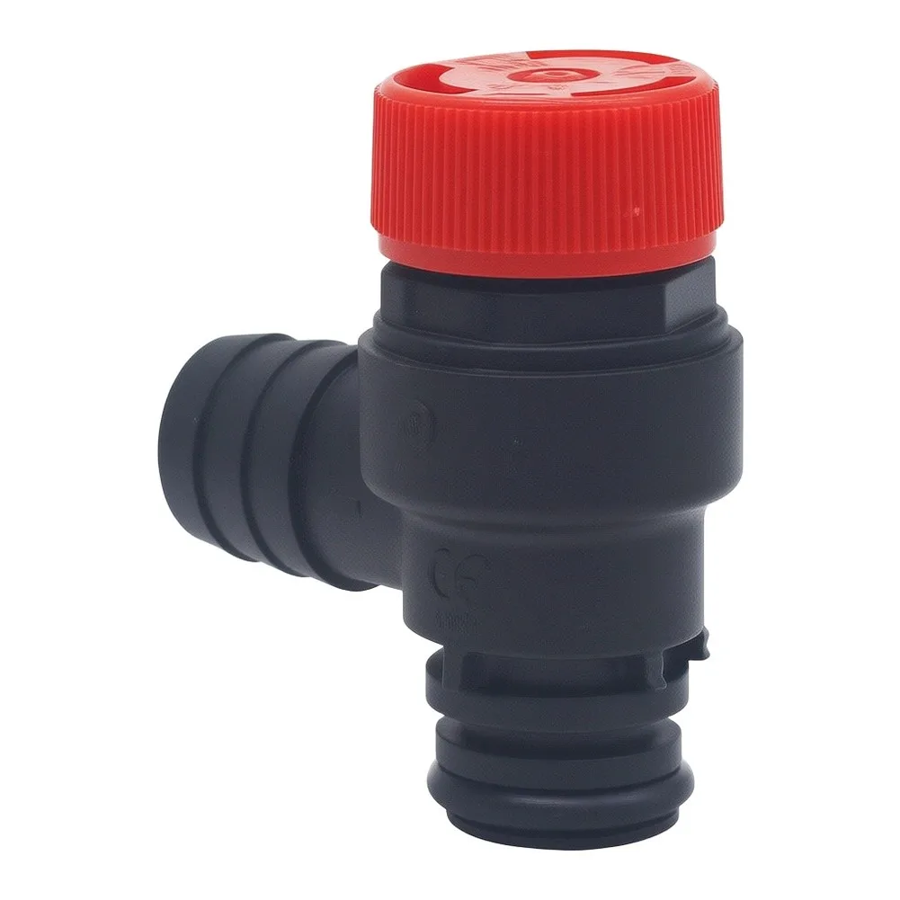 For wall-Mounted Gas Boiler Pressure Relief Valve ABS Material High-Pressure Resistant Safety Component 1 or 5 units