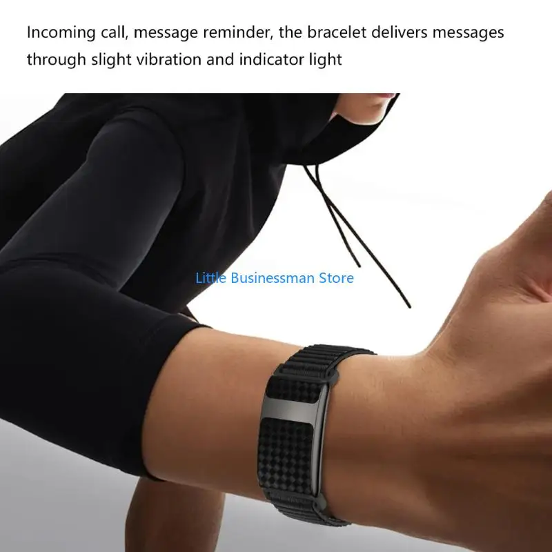 TK35pro App Review Pulseira fitness com design sem tela, alertas mensagens silenciosos e carregamento magnético para uso